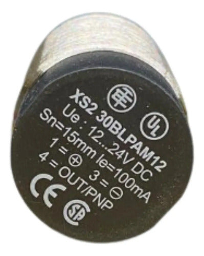 Sensor Indutivo D30 Pnp 15mm Xs230blpam12 Telemecanique
