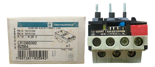 Relé Térmico Lr1d9302 0,16-0,25a Telemecanique -