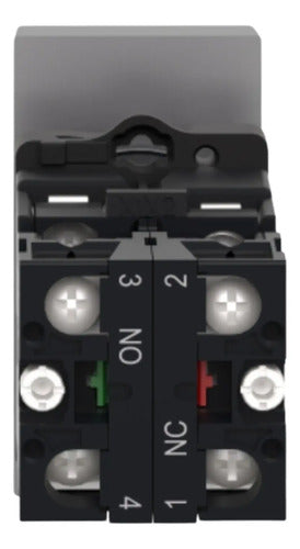 Kit C/ 3: Botão Duplo + Sinal Branco Xa2ew7l3741b5 Schneider Vermelho Verde E Branco 24 Vca Cc