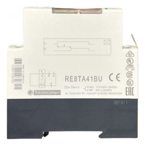 Rele Temporizador 20s-30m 24-240vca/c Re8ta41bu Schneider