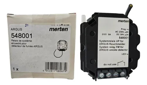 Detector De Fumaça Argus 230v 547520 + Relé 548001 Branco