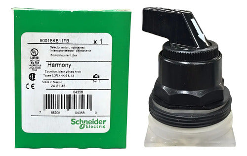 Cabeçote P/ Comutador 30mm Plástico 9001sks11fb Schneider Preto -