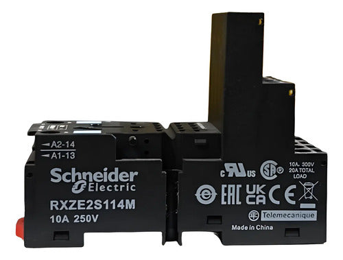 Kit Com 4: Base Separada P/ Rele Rxm 6 Rxze2s114m Schneider