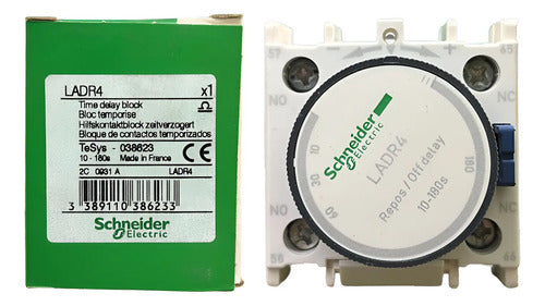 Bloco De Contato Auxiliar Ajuste 10-180s Ladr4 Schneider 690v