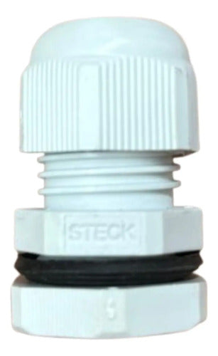 Kit Com 30 Peças: Prensa Cabo S801cl Cinza Pg11 Steck