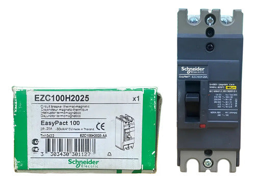 Disjuntor 25a 2p Ezc100h Ezc100h2025 Schneider