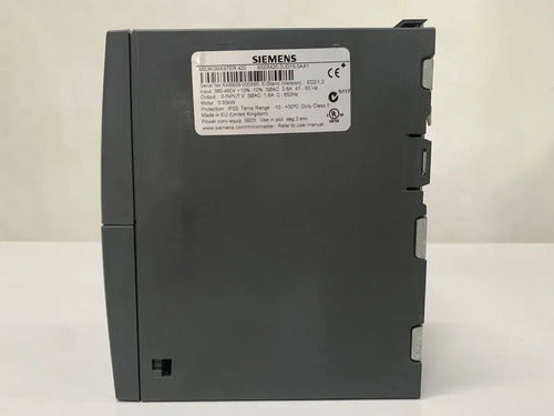Micromaster Siemens 6se6420-2ud15-5aa1