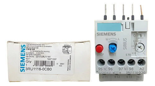 Relé Térmico 3ru1116-0cb0 0,18-0,25a Siemens -