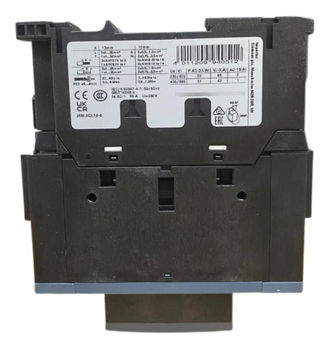 Contator Tripolar 3rt2037-1an10 220v 65a 30kw Siemens 220v
