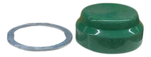 Capa Protetora Para Botao Preto 9001ku5 Schneider Verde