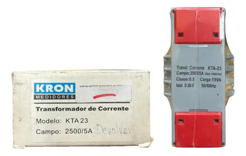 Transformador De Corrente Kta 23 2500/5a 15va 0,6kv Kron