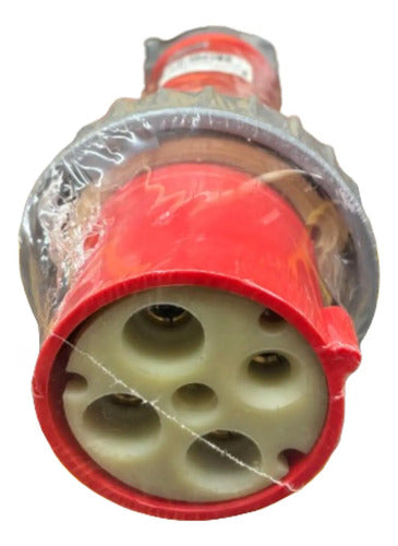 Plug Sn4876w 200a 3p+t 380/440v Vermelho Steck 380/440v