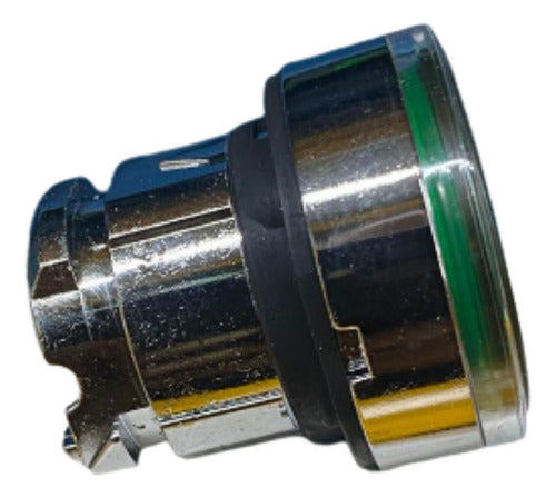 Cabeçote P Botão 22mm Metálico C Retenção Zb4bh033 Schneider Verde 0
