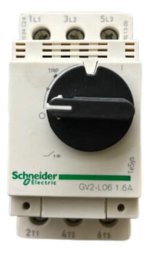 Disjuntor Motor Magnético Gv2l06 1,6a 50ka Schneider 690v 50-60hz