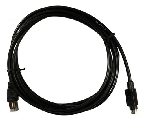 Cabo Comunicacao Ihm Xbt Rj45/maior Mini Xbtz9780 Schneider Preto