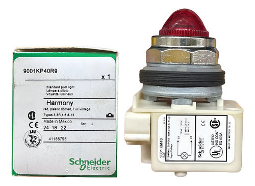 Sinaleiro 30mm Metálico 9001kp40r9 Vermelho Schneider