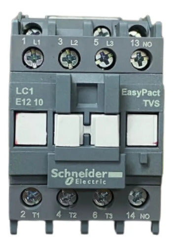 Contator 3p Easypact Tvs 12a 1na 380vca Lc1e1210q7 Schneider 380v