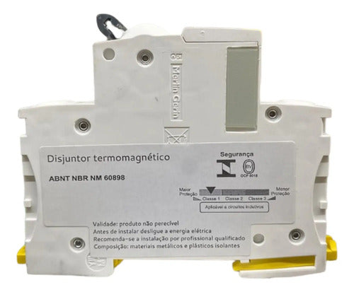 Disjuntor Acti9 Ic60h 1p Curva B 32a 230v A9f83132 Schneider