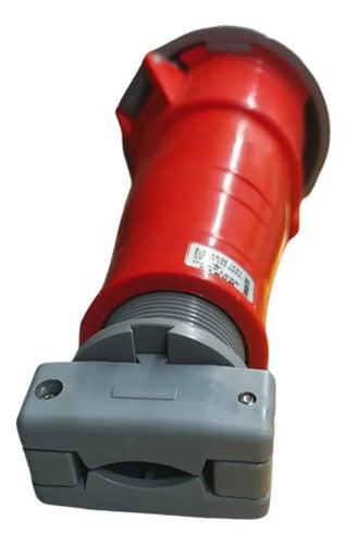 Acoplamento S4556w 3p+t 63a 6h 380/440v Vermelho Steck Vermelho