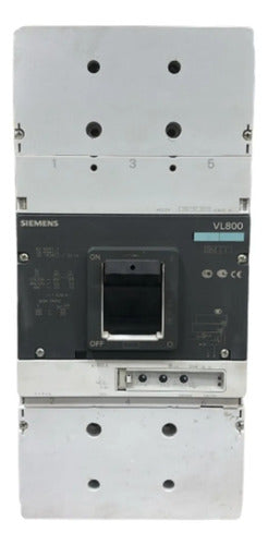 Disjuntor Tripolar 800a 3vl6780-1se36-0aa0 Siemens