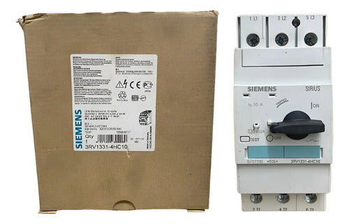 Disjuntor Motor 3rv1331-4hc10 50a Siemens