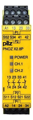 Relé Pnoz X2.8p 24-240vca/cc 777302 Pilz 24-240vca/cc