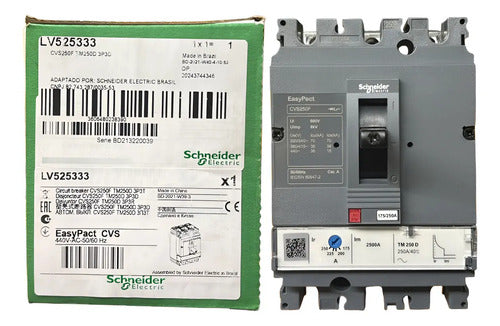 Disjuntor 3p Cvs250f-tm250d 250a Lv525333 Schneider