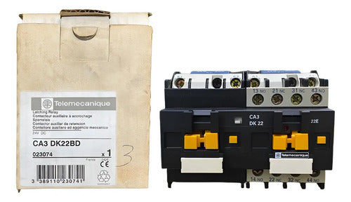 Contator Auxiliar 2na+2nf Ca3dk22bd Schneider