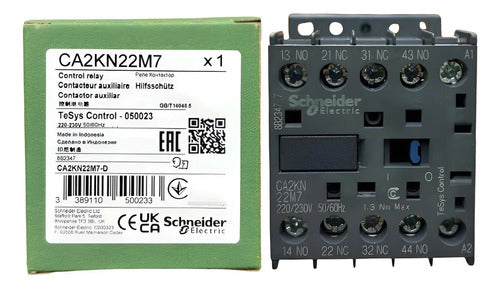 Contator Auxiliar 2na+2nf 220vca Ca2kn22m7 Schneider 220 Vca