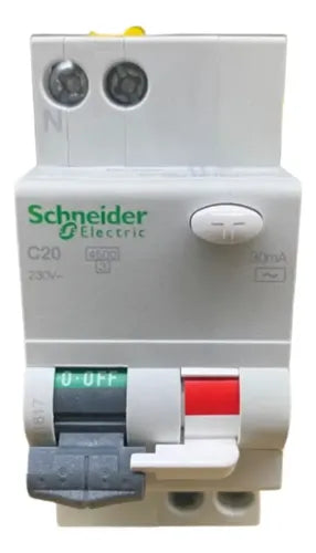 Disjuntor Diferencial Idpn 1p+n 20a 30ma 21617 Schneider