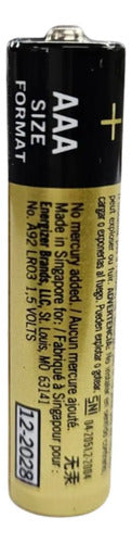 Kit Com 24: Pilha Alcalina Aaa 1,5v Palito Eveready Gold