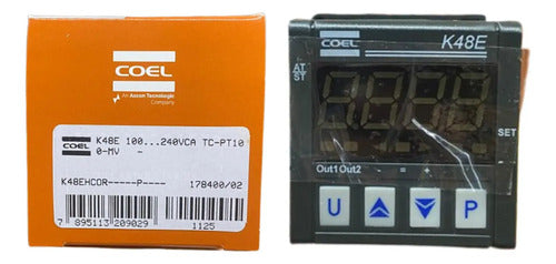 Controlador De Temperatura Digital K48ehcor 100/240vca Coel