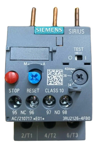 Relé De Sobrecarga 3ru2126-4fb0 34-40a Siemens 690v