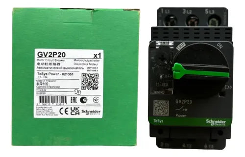 Disjuntor Motor Termomagnético 13-18a 3p Gv2p20 Schneider
