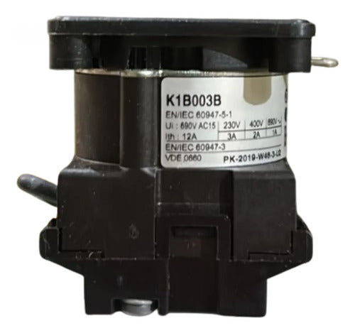 Bloco Para Comutador Rotativo Bcd Dec 12a K1b003b Schneider Preto 690v