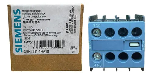 Bloco De Contato Auxiliar 1na 3rh2911-1ha10 Siemens -