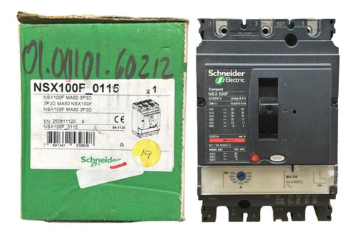Disjuntor Compact 50a 3p Nsx100f-ma50 Lv429741 Schneider