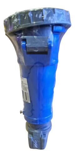 Acoplamento 2p+t 32a 200/250v 6h Azul Ip67 S3256w Steck Azul