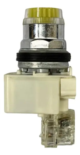 Botão 30mm Metálico 1naf Amarelo 9001k1l7lyyh13 Schneider Amarelo