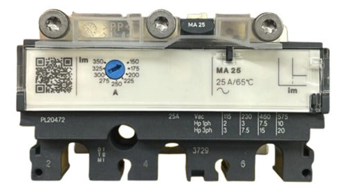 Disparador Nsx100 Ma25 Tripolar Lv429122 Schneider - 50-60hz