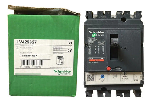 Disjuntor Tripolar 16a Nsx100f-tm16d Lv429627 Schneider