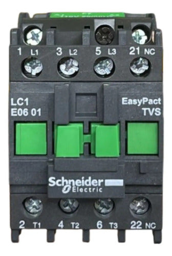 Contator 3p 110vca 50/60hz Lc1e0601f6 Schneider 110vca
