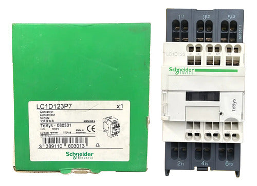Contator Tripolar Lc1d123p7 12a 1na+1nf 230vca Schneider 230 Vca