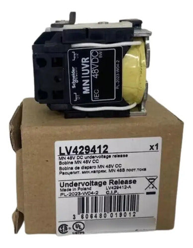 Bobina De Minima Lv429412 48vcc (nsx100/631) Schneider