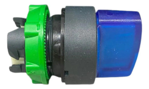 Cabeçote Para Chave Seletora Lum 22mm Az Zb5ak1563 Schneider Azul -