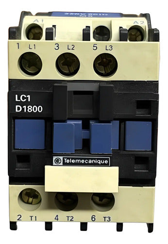 Contator Tripolar 18a 220v Lc1d1800m6 Telemecanique 220v