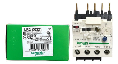 Rele Térmico Classe 10 10-14a 1na+1nf Lr2k0321 Schneider 690v