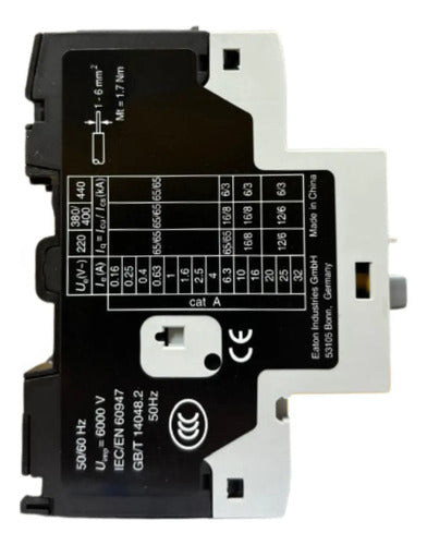Disjuntor Motor Pkzmc-10 6,3 A 10a Eaton