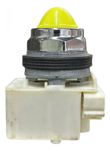 Sinaleiro 30mm Metálico Amarelo 9001kp38lyy9 Schneider Amarelo 120vca/cc