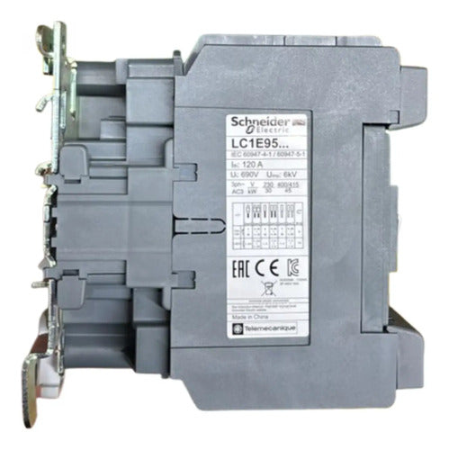 Contator 3p 95a 1na+1nf 220vca 50/60hz Lc1e95m7 Schneider 220vca